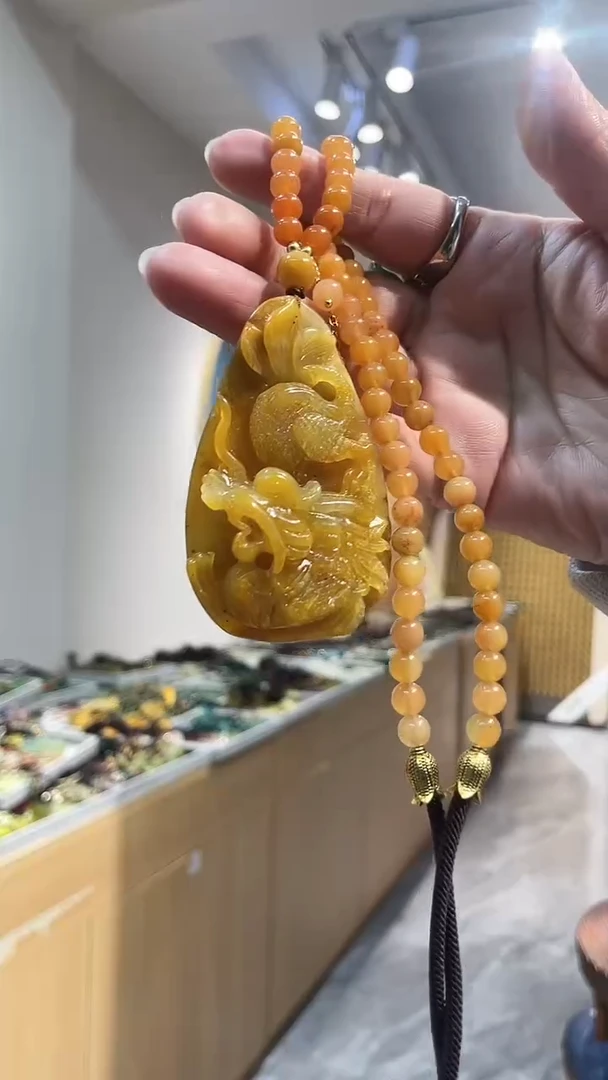 【闪购商品】岫玉颈饰未镶嵌吊坠
