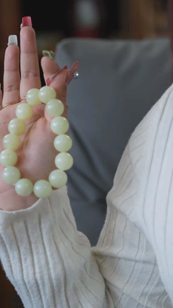 未镶嵌岫玉手串手串卡16