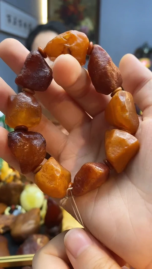 未镶嵌琥珀手串手串