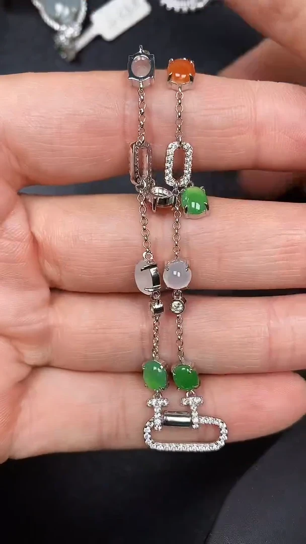 银S925镶嵌戒指翡翠2410