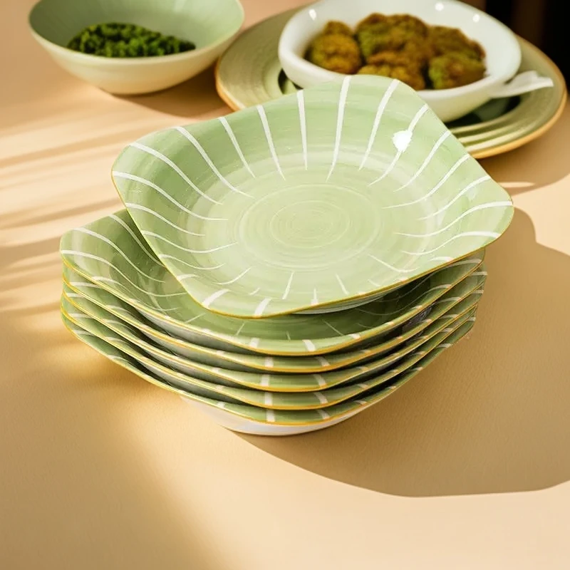【新品福利】4只8.5英寸桑墨如意方盘
