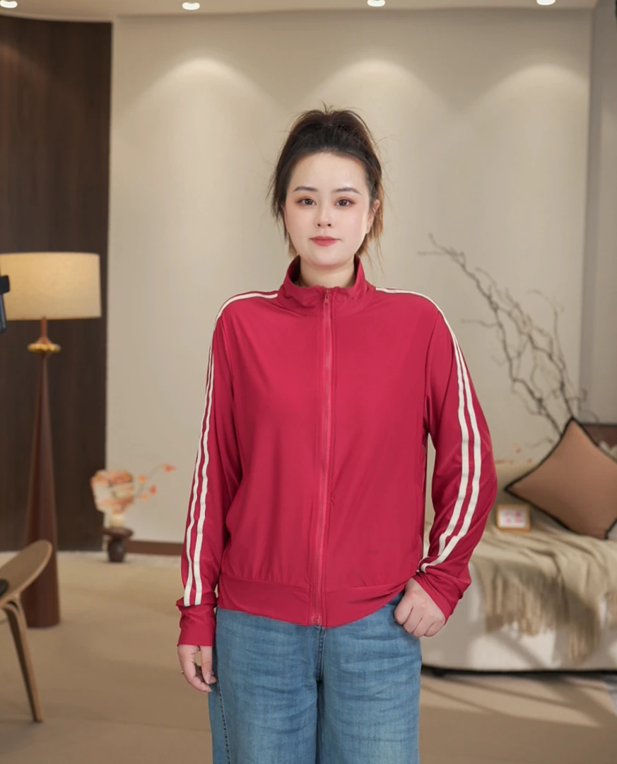 夏季防晒透气百搭薄款拼接短外套时尚休闲立领长袖开衫外套