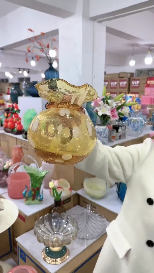 【闪购商品】琉璃简屿花器W-品27