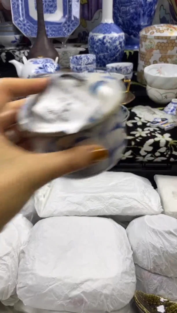 瓷片叶*瓷色工艺品品品品075