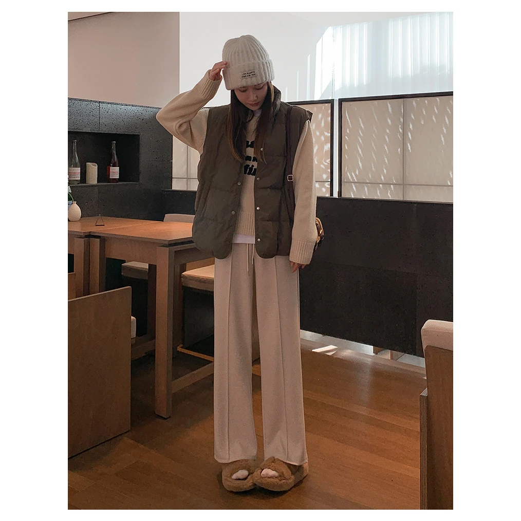 801-900秋冬简约默认瑕疵有磨损毛呢裤