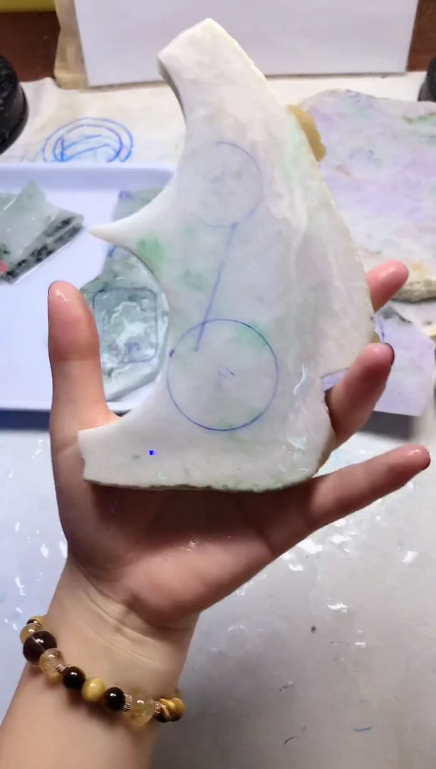 散珠翡翠翡翠玉石