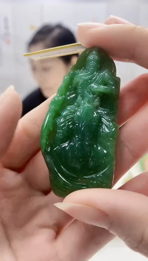 未镶嵌定制翡翠3099ry-毛货挂件107