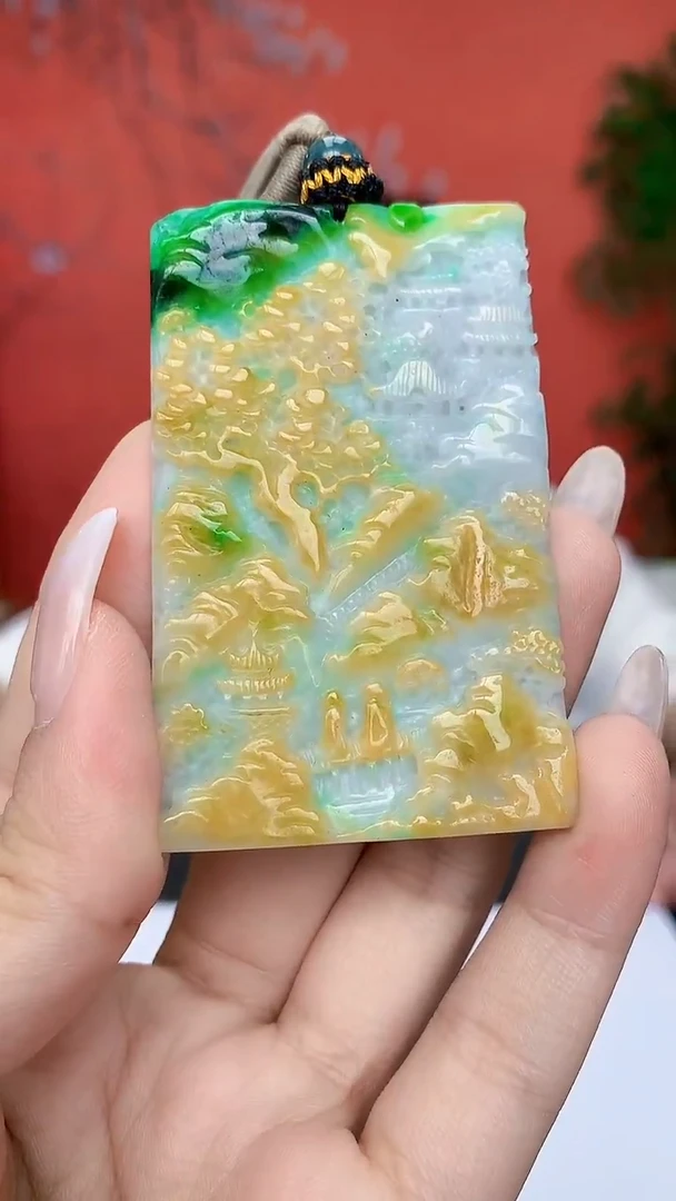 未镶嵌定制翡翠4917ty-毛货挂件8