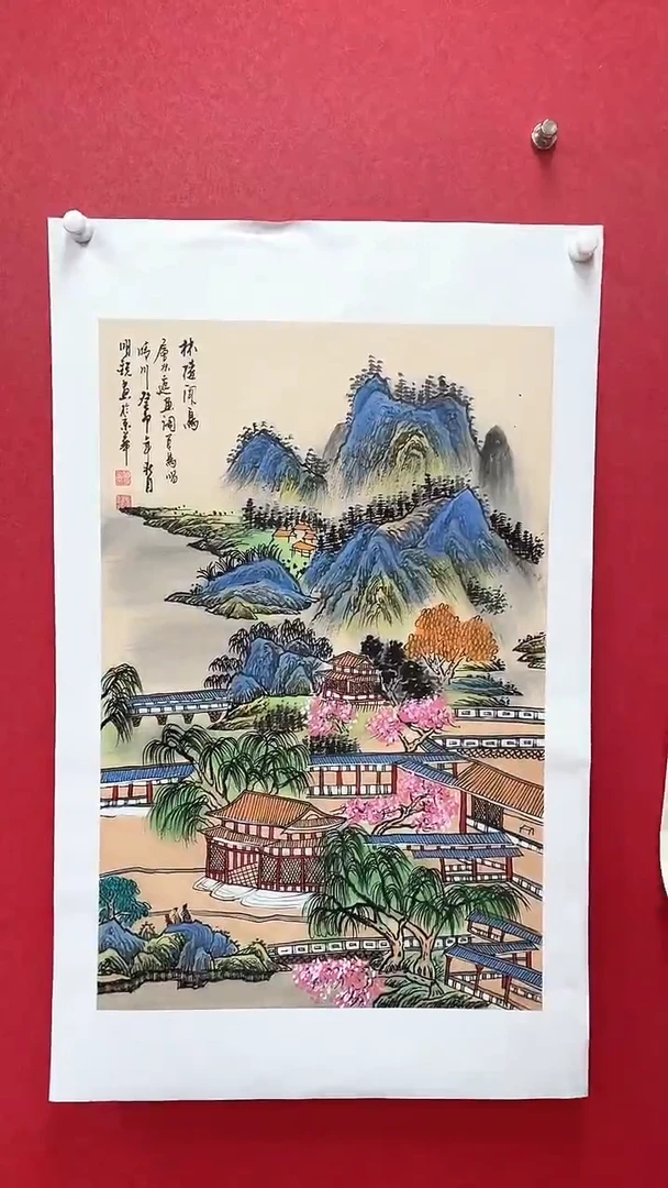 国画精美国画作品