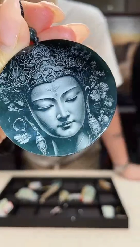 翡翠未镶嵌吊坠(不含链)多样性发其一 105