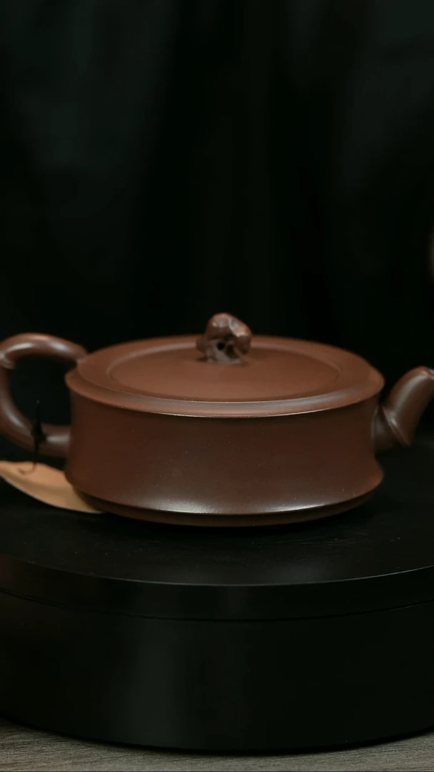 茶壶紫砂强*哥H1598赵信军三足圆竹