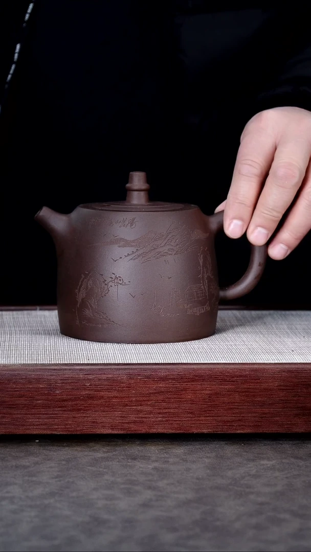 茶壶紫砂宜兴紫砂茶壶大汉铎@@CH00103