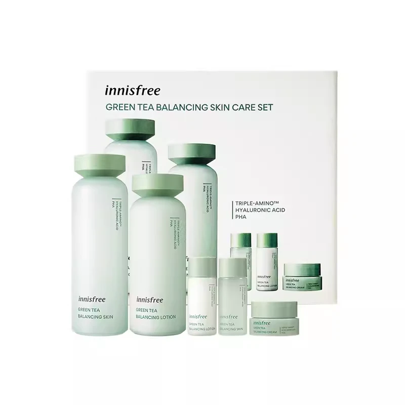 YSFY绿茶平衡舒润水乳套装学生油皮适用平衡控油保湿清爽舒润