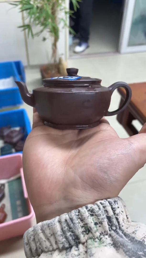 茶壶紫砂楼*生紫泥晚灯