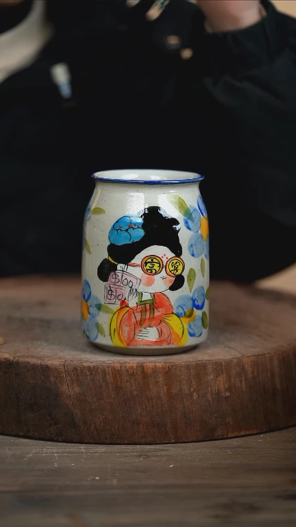 【闪购商品】瓷片景德镇高温釉下彩（食品级）015