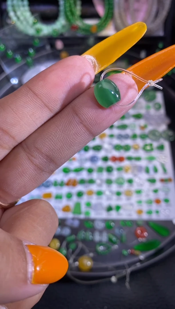 未镶嵌挂件翡翠珠子