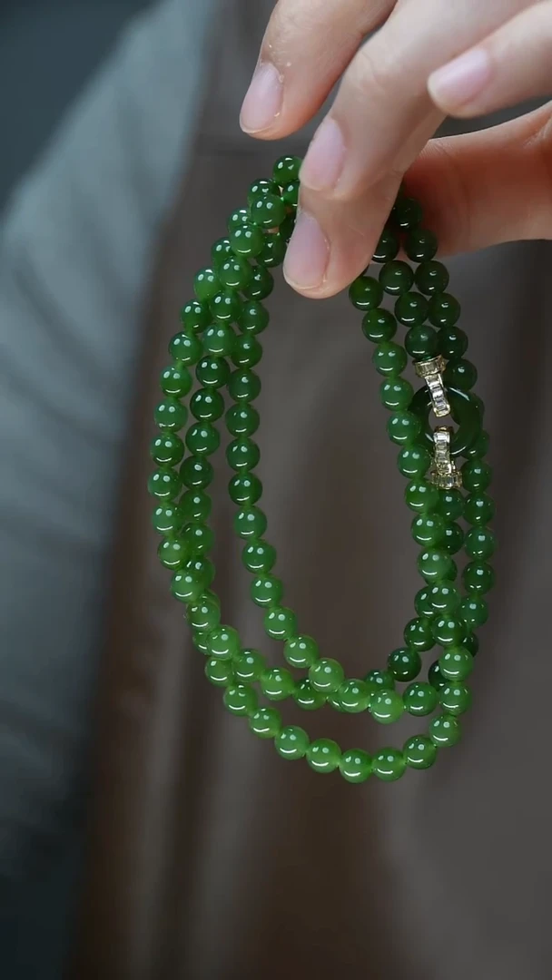 项链未镶嵌和田玉（碧玉）18