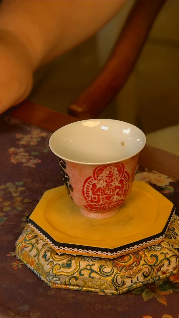 杯手工手绘杯杯很美丽