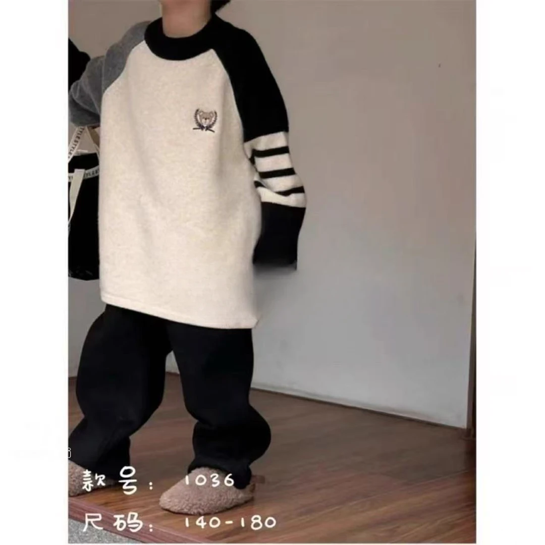 509154 秋款新款韩版洋气儿童舒适百搭春秋针织时尚毛衣
