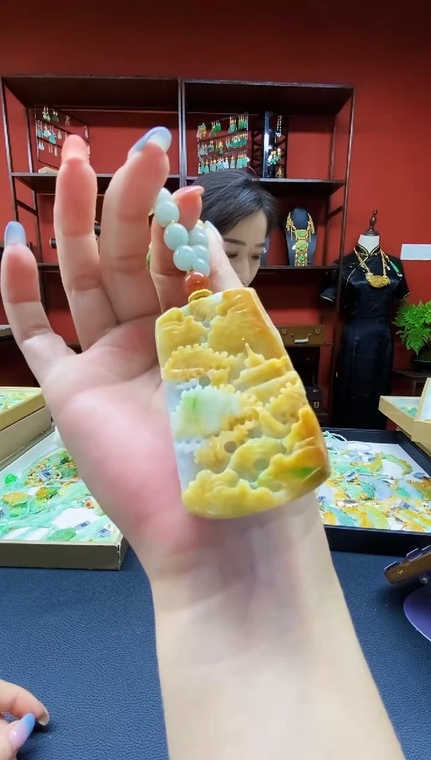 颈饰未镶嵌翡翠翡翠吊坠