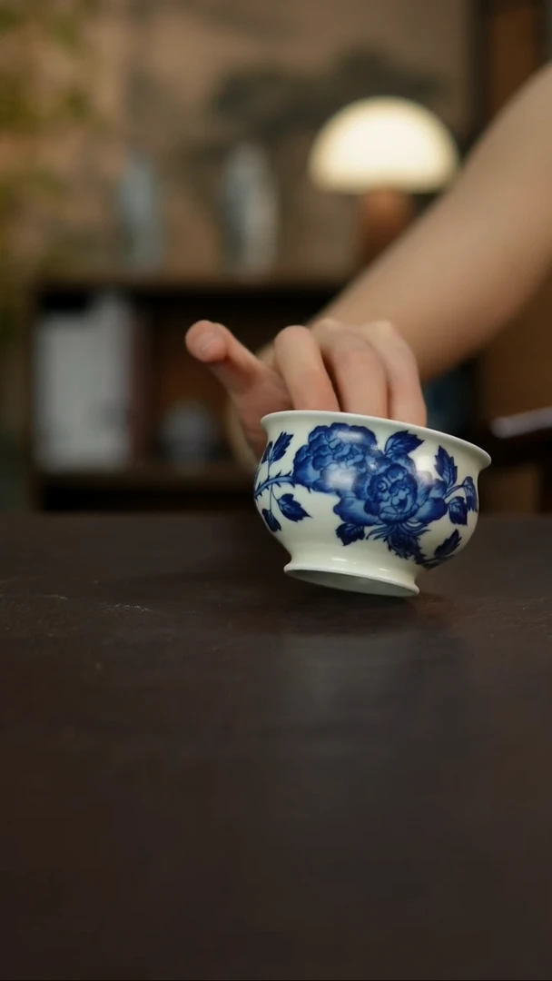 杯景德镇陶瓷杯碗柴烧多人