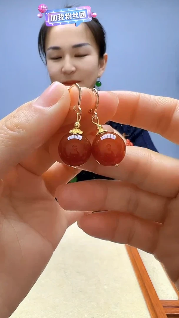 非金属珐琅非金属无高货diy劲饰圆珠耳扣