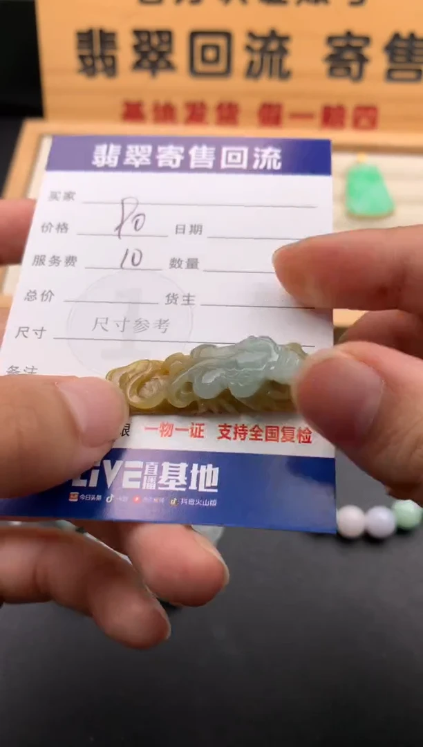 翡翠未镶嵌颈饰10143166