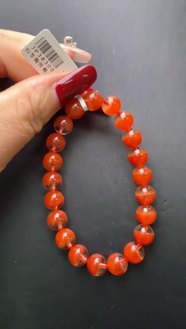 【闪购商品】水晶手串未镶嵌红兔毛手串9m+ JP38300