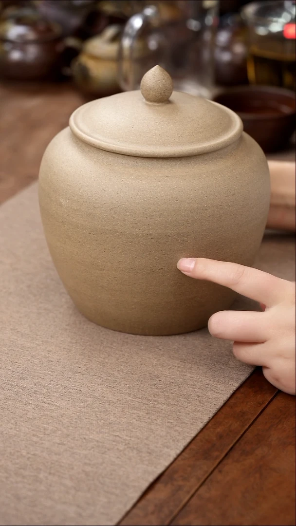 茶壶紫砂段泥宫灯罐1斤