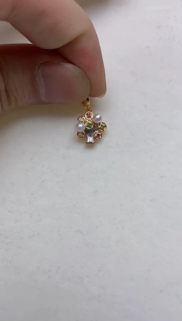 颈饰银S925镶嵌海水珍珠