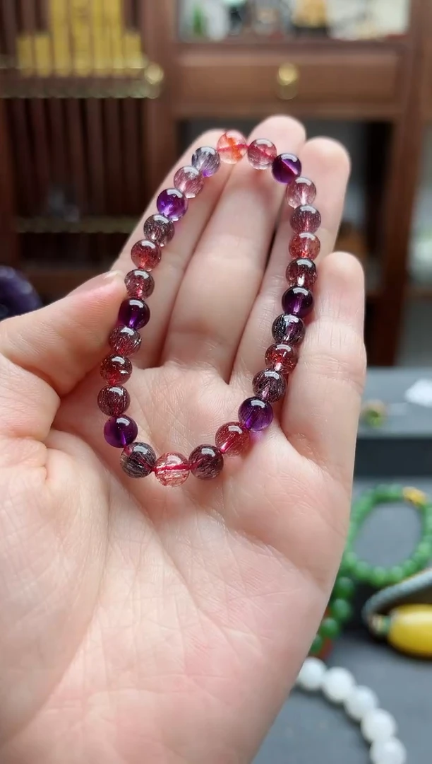 【闪购商品】水晶手串未镶嵌超七水晶手串XC