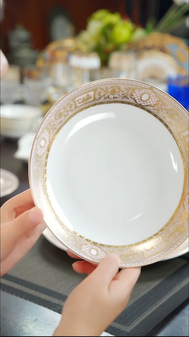 瓷片8寸深菜盘1个福利款