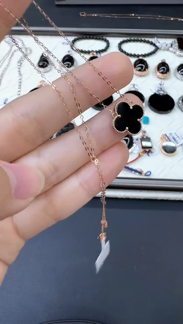 【闪购商品】翡翠18K金镶嵌颈饰X0312-1559-505/18k