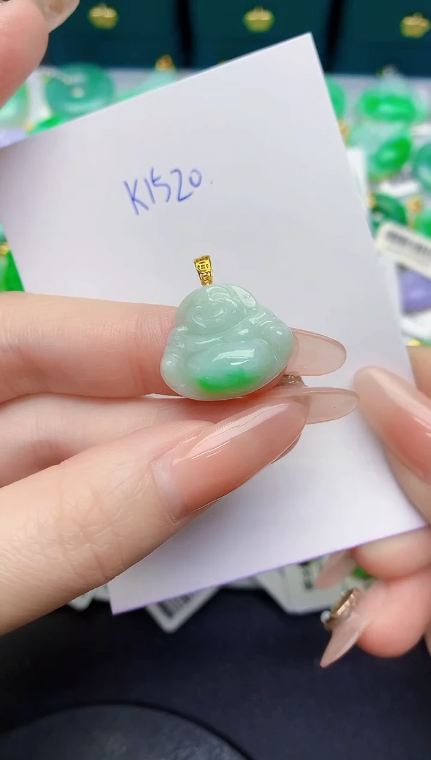 颈饰未镶嵌翡翠缅甸天然翡翠A货
