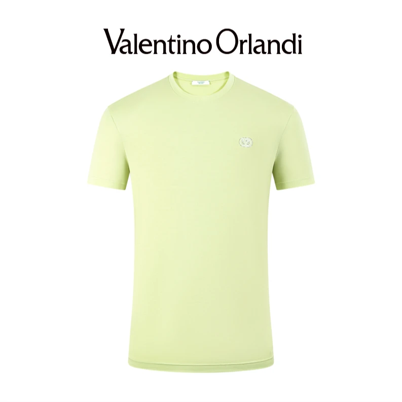 Valentino orlandi男士夏季时尚百搭休闲T恤短袖