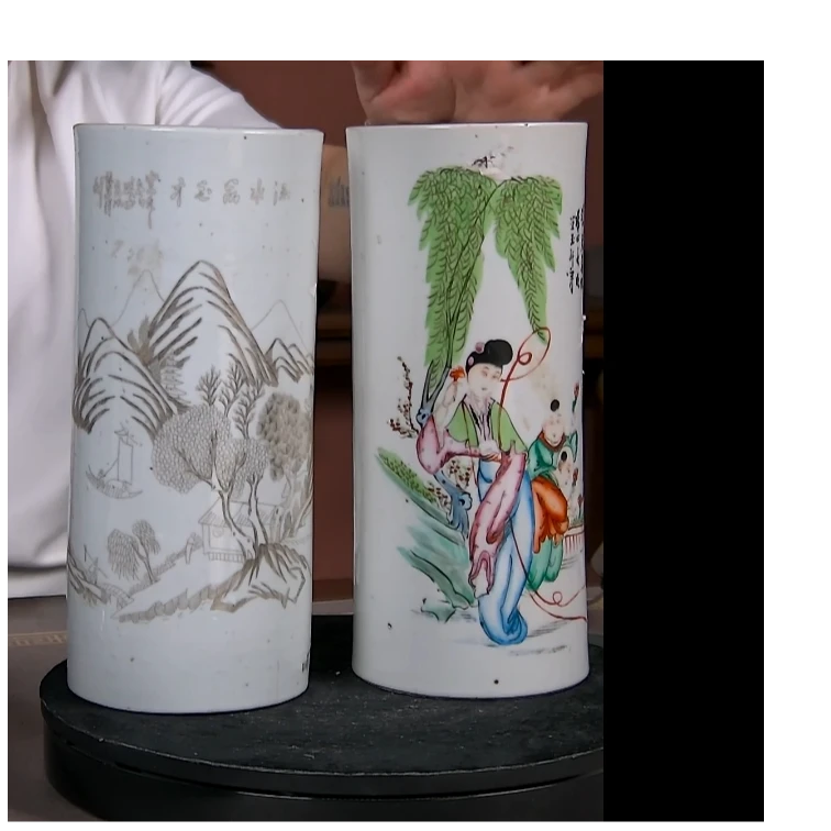 民国 帽筒一对ML-6624-6627