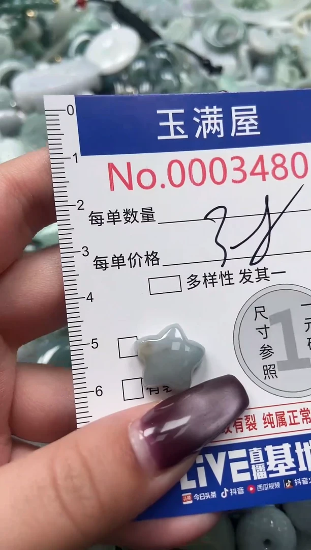 颈饰未镶嵌翡翠3480