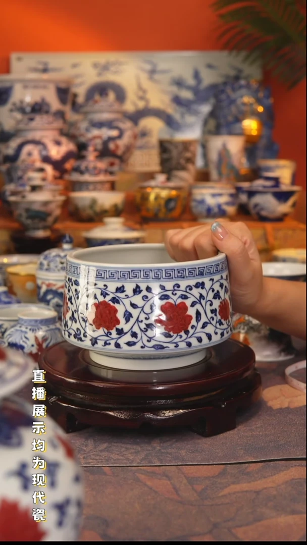 只**生1景德镇手工手绘陶瓷杯