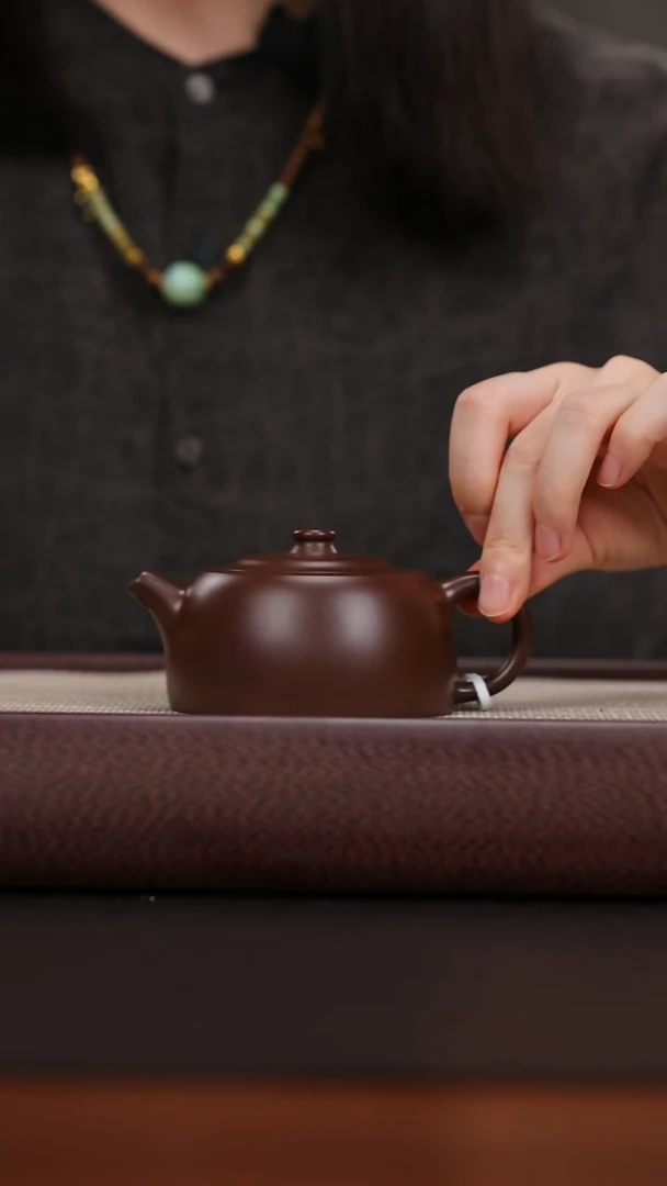 茶壶紫砂QIT紫脂泥 井栏 170cc