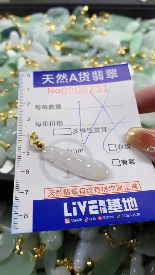 颈饰未镶嵌翡翠天然A货翡翠