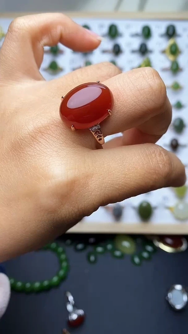 【闪购商品】南红玛瑙戒指未镶嵌1
