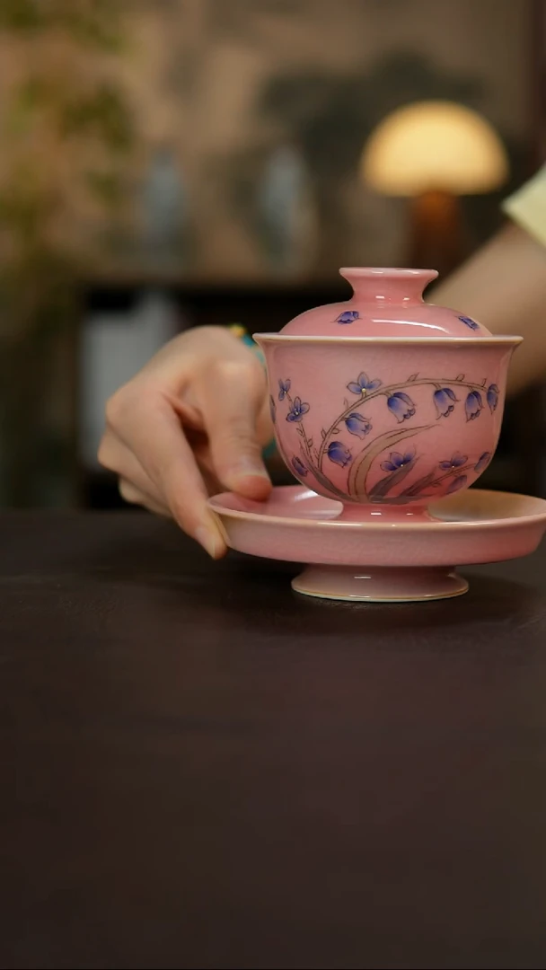 杯景德镇陶瓷杯碗柴烧多人