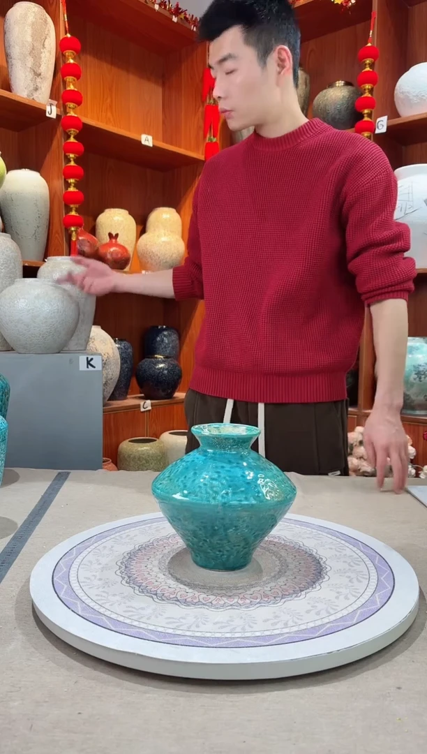 【闪购商品】瓶新品彩陶 小号 精品陶瓷花瓶 无花