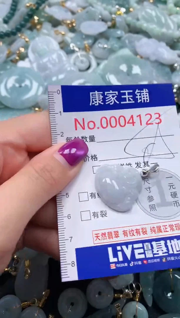 颈饰未镶嵌翡翠4123
