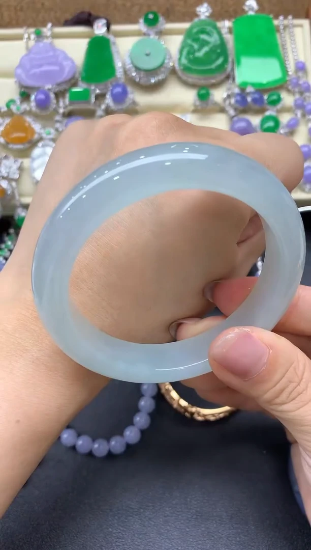 【闪购商品】翡翠手镯未镶嵌465-分单-总价41800