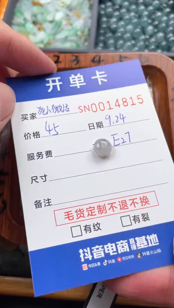 颈饰未镶嵌翡翠死****）00014815
