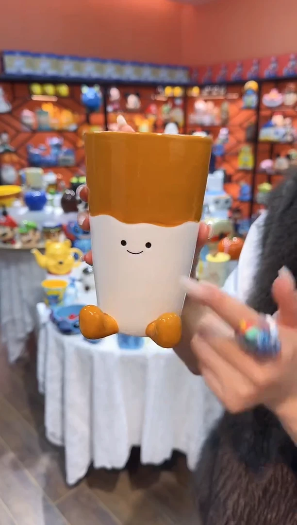 瓷片@@可爱手工制作杯杯