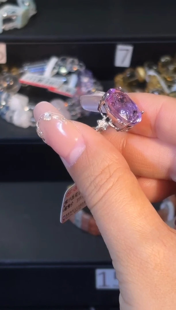 未镶嵌戒指水晶k031多样性发货一件