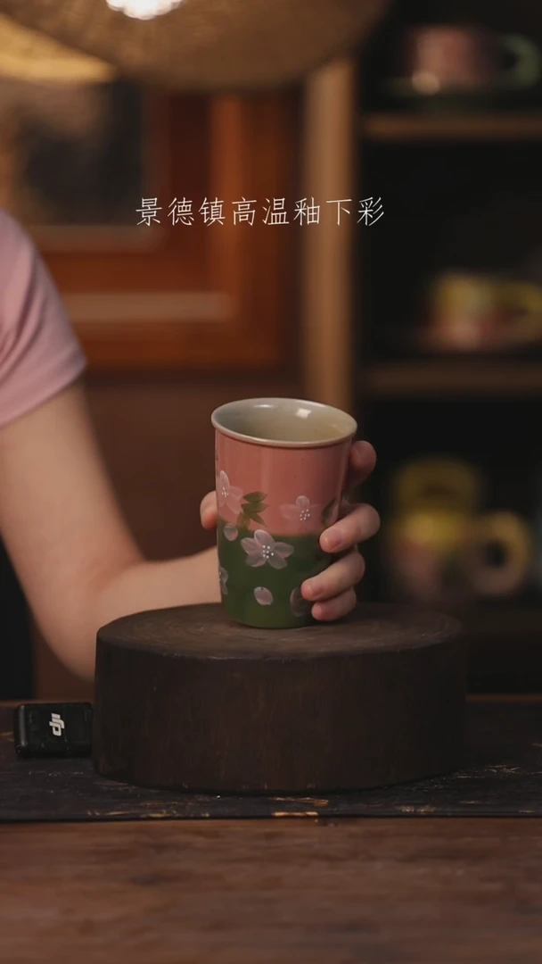 陶瓷景德镇高温釉下手绘陶瓷072