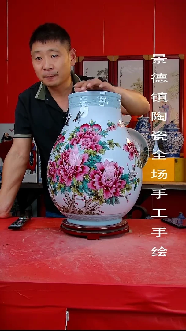 摆件手景德镇陶瓷 全场手工绘4